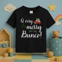 Bunco Christmas Gift Very Merry Bunco Toddler T-Shirt thumb 3