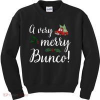 Bunco Christmas Gift Very Merry Bunco Kids Sweatshirt thumb 0