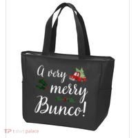 Bunco Christmas Gift Very Merry Bunco Tote Bag thumb 3