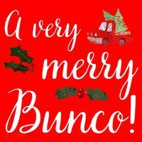 Bunco Christmas Gift Very Merry Bunco Santa Hat thumb 1