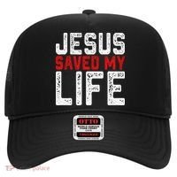 BOLD Christian Gift Jesus Saved My Life Hat thumb 0
