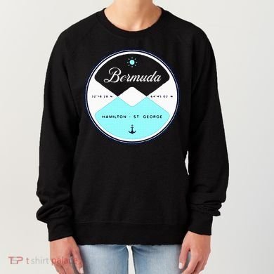 Bermuda Circle Graphic Women's Sweatshirt