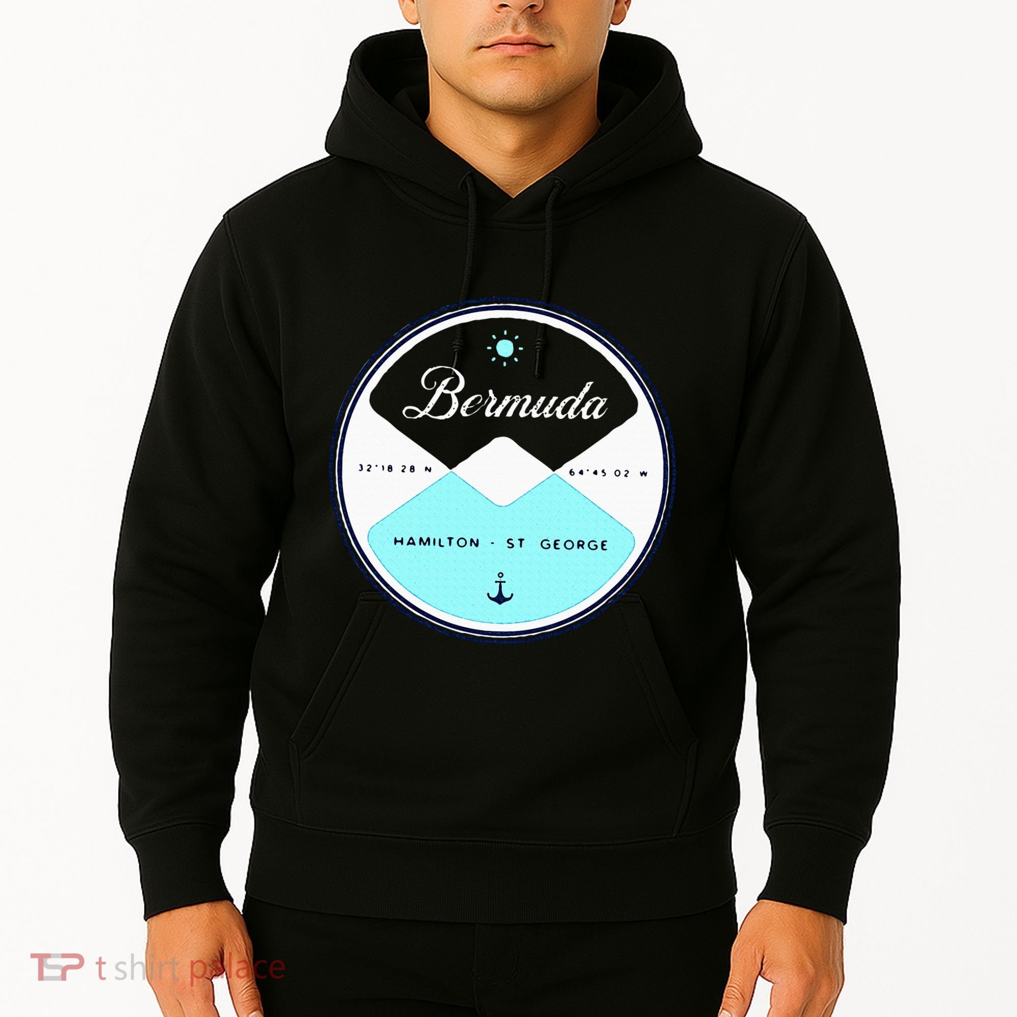 Bermuda Circle Graphic Hoodie