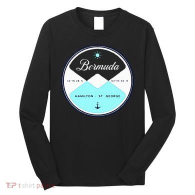 Bermuda Circle Graphic Long Sleeve Shirt