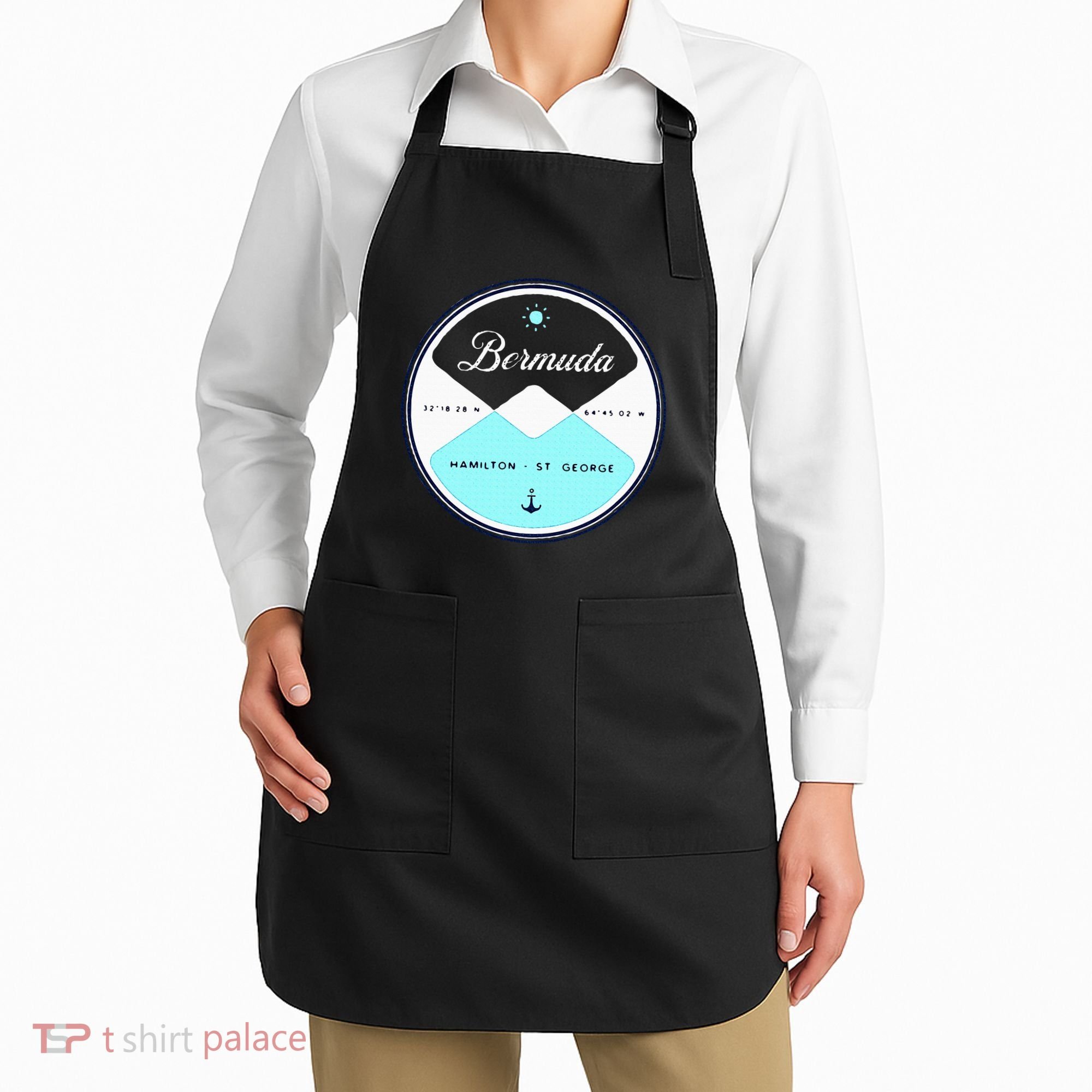Bermuda Circle Graphic Apron