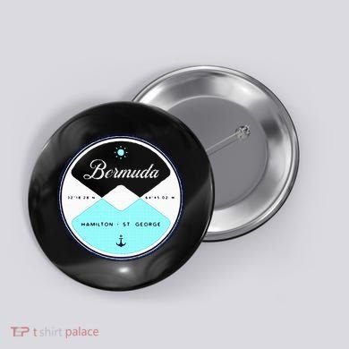 Bermuda Circle Graphic Button