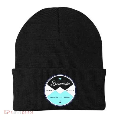 Bermuda Circle Graphic Beanie