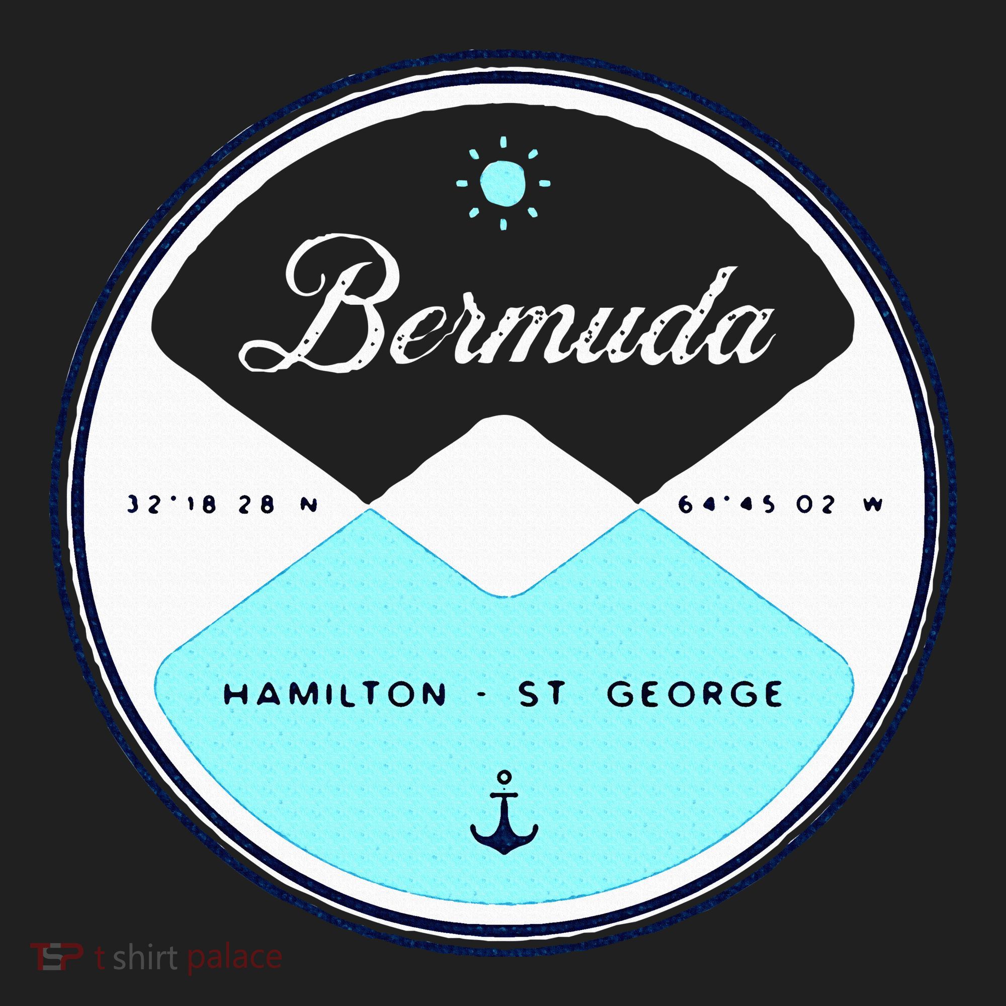 Bermuda Circle Graphic Beanie