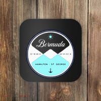 Bermuda Circle Graphic Coaster thumb 0