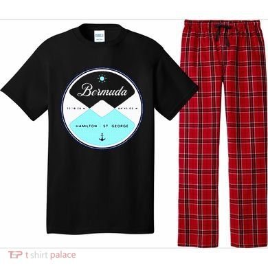 Bermuda Circle Graphic Pajama Set