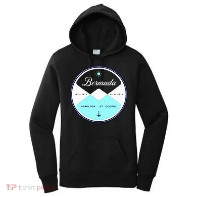 Bermuda Circle Graphic Women's Hoodie