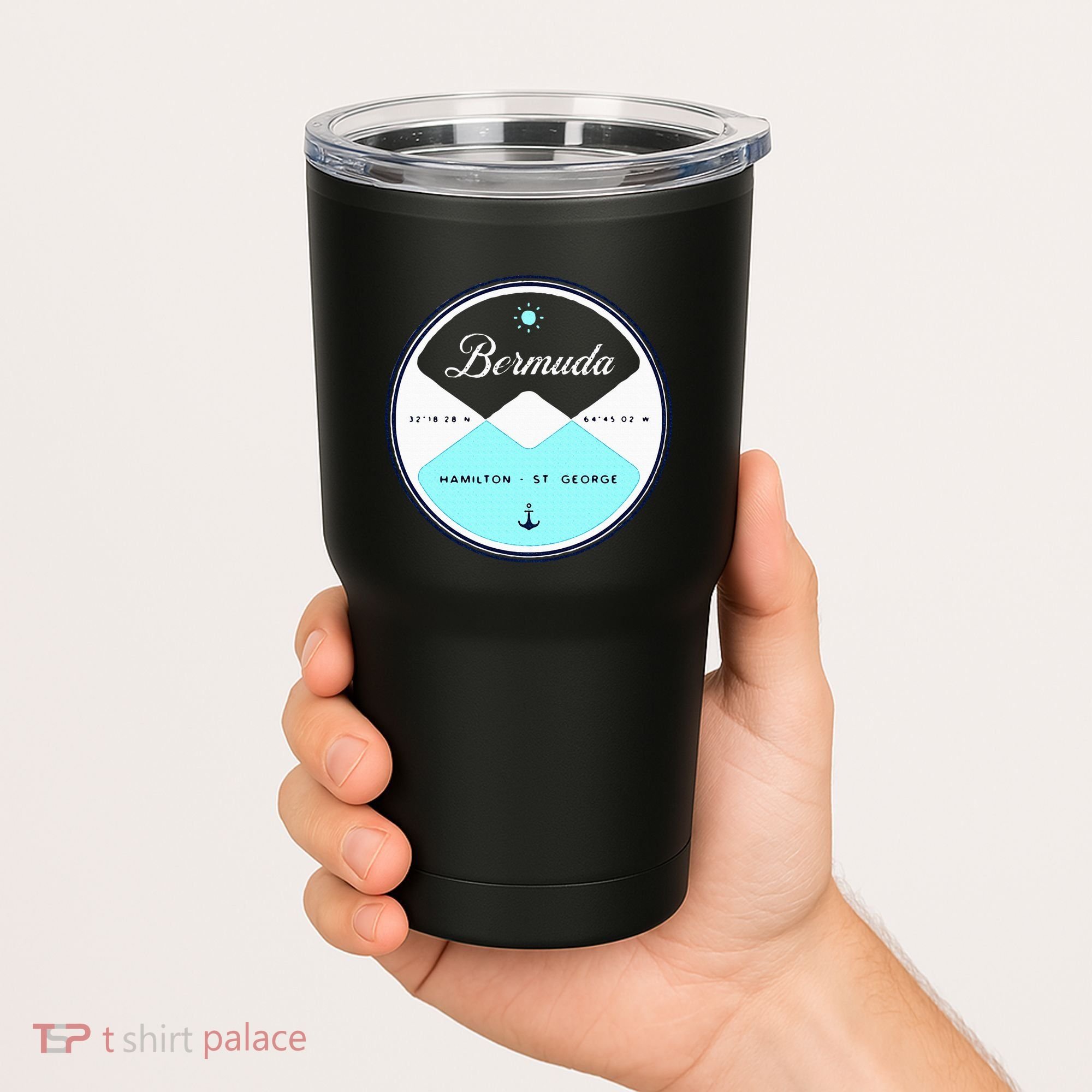 Bermuda Circle Graphic Tumbler
