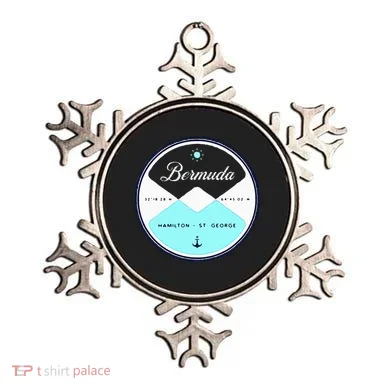 Bermuda Circle Graphic Ornament