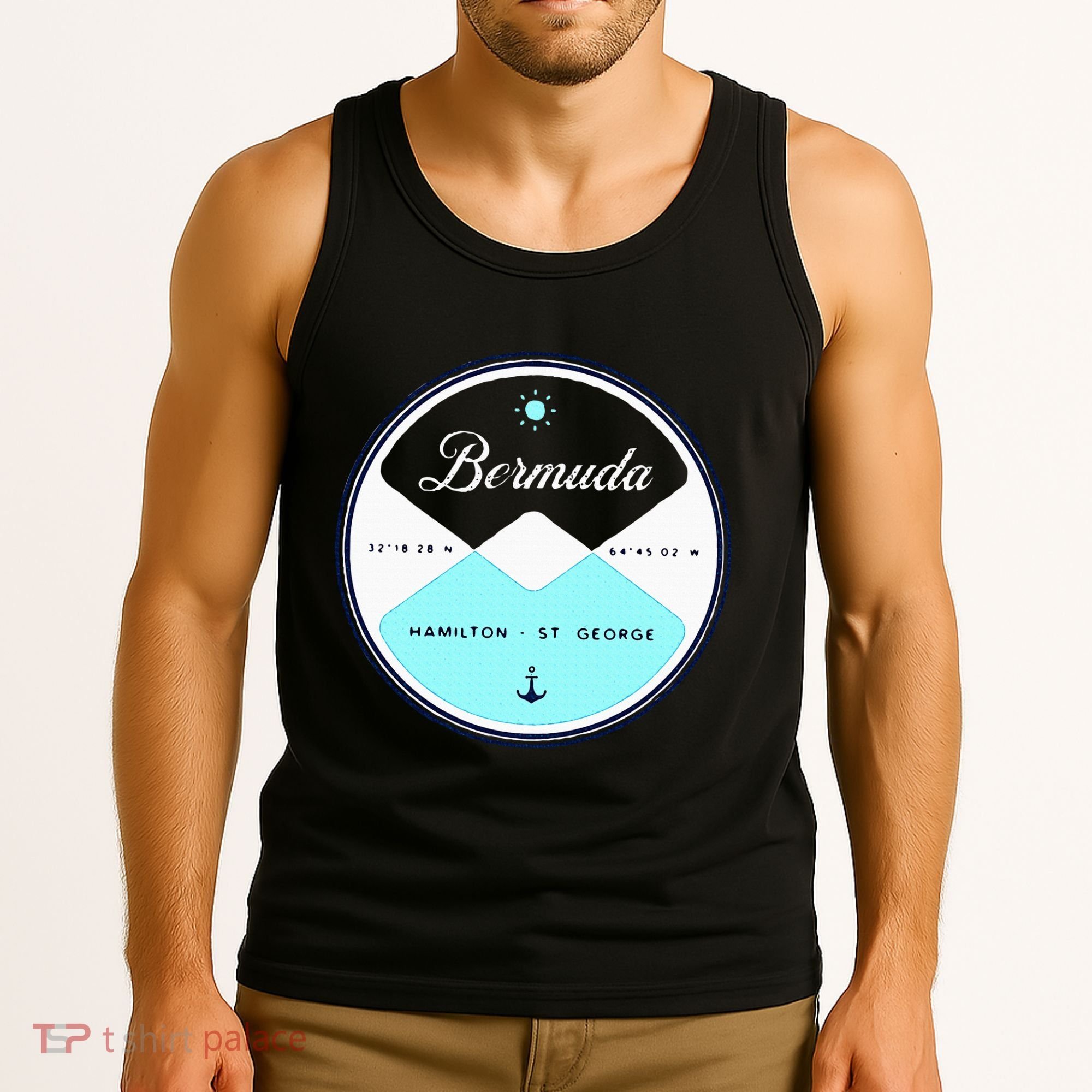 Bermuda Circle Graphic Tank Top