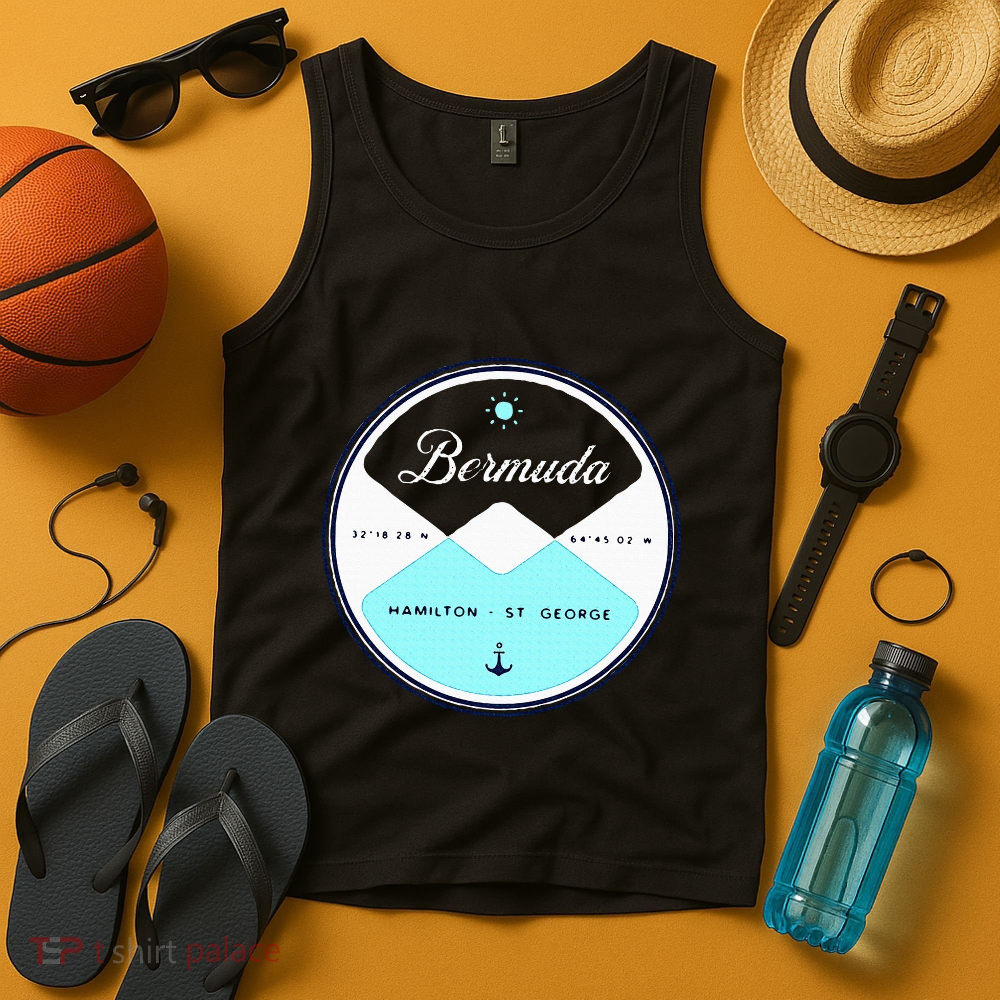 Bermuda Circle Graphic Tank Top
