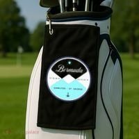 Bermuda Circle Graphic Golf Towel thumb 2