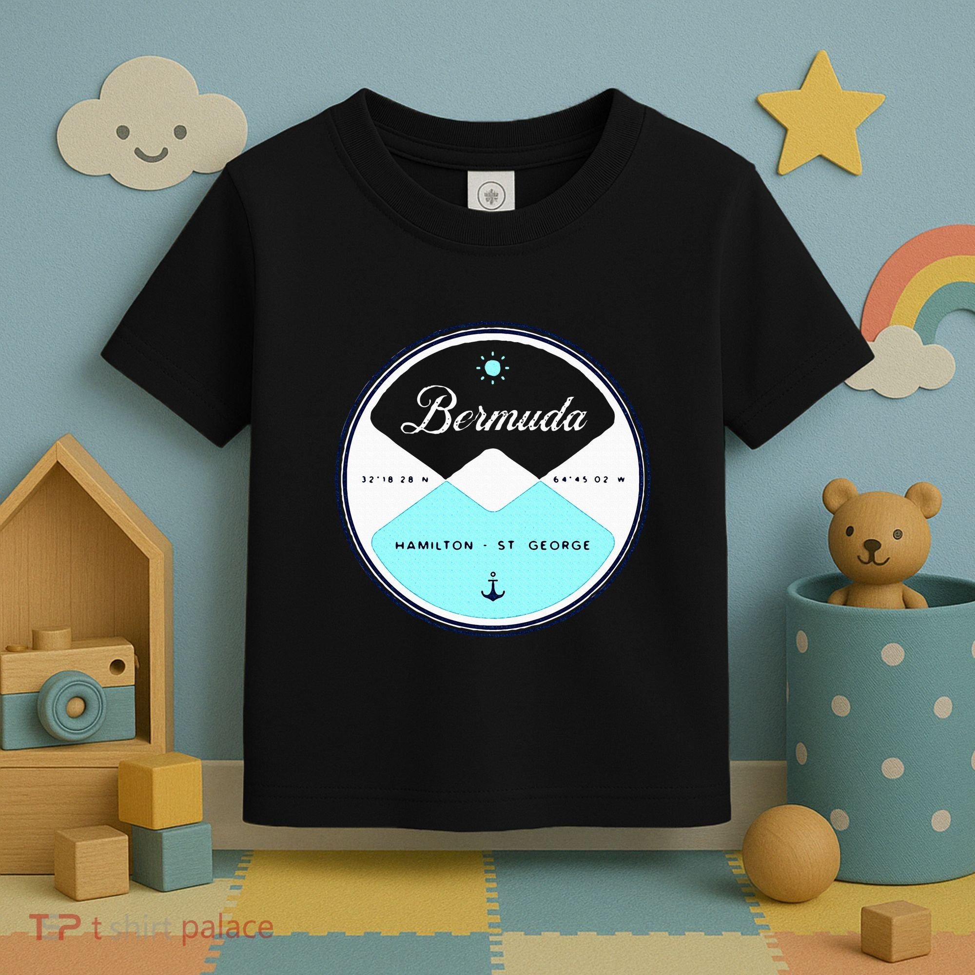 Bermuda Circle Graphic Toddler T-Shirt