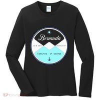 Bermuda Circle Graphic Women's Long Sleeve Shirt thumb 0