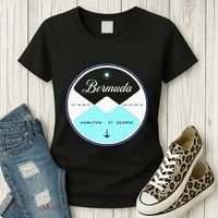 Bermuda Circle Graphic Women's T-Shirt thumb 3