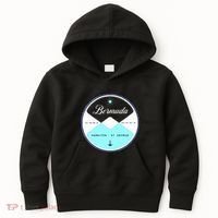 Bermuda Circle Graphic Kids Hoodie thumb 0