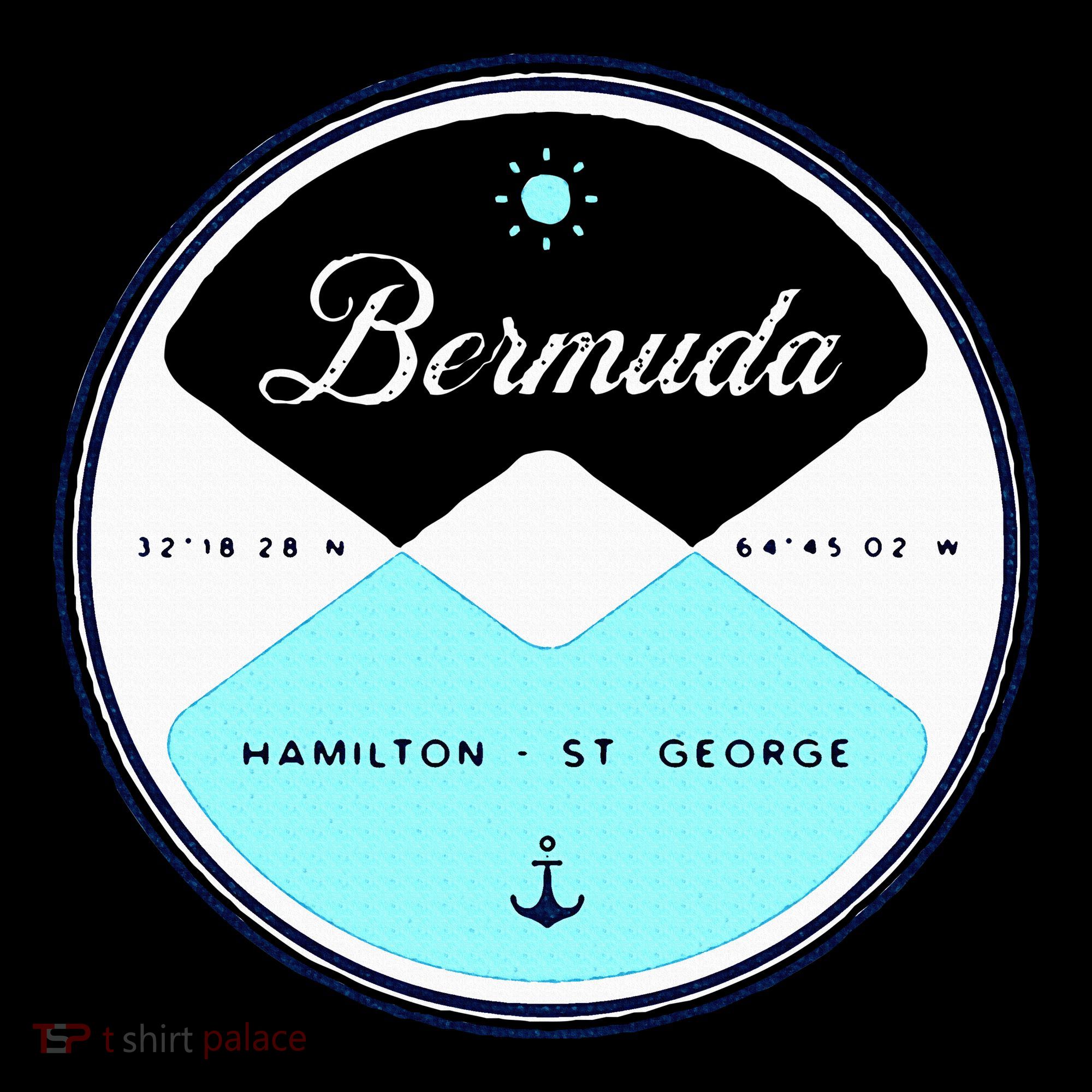 Bermuda Circle Graphic Kids Hoodie