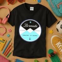 Bermuda Circle Graphic Kids T-Shirt thumb 3