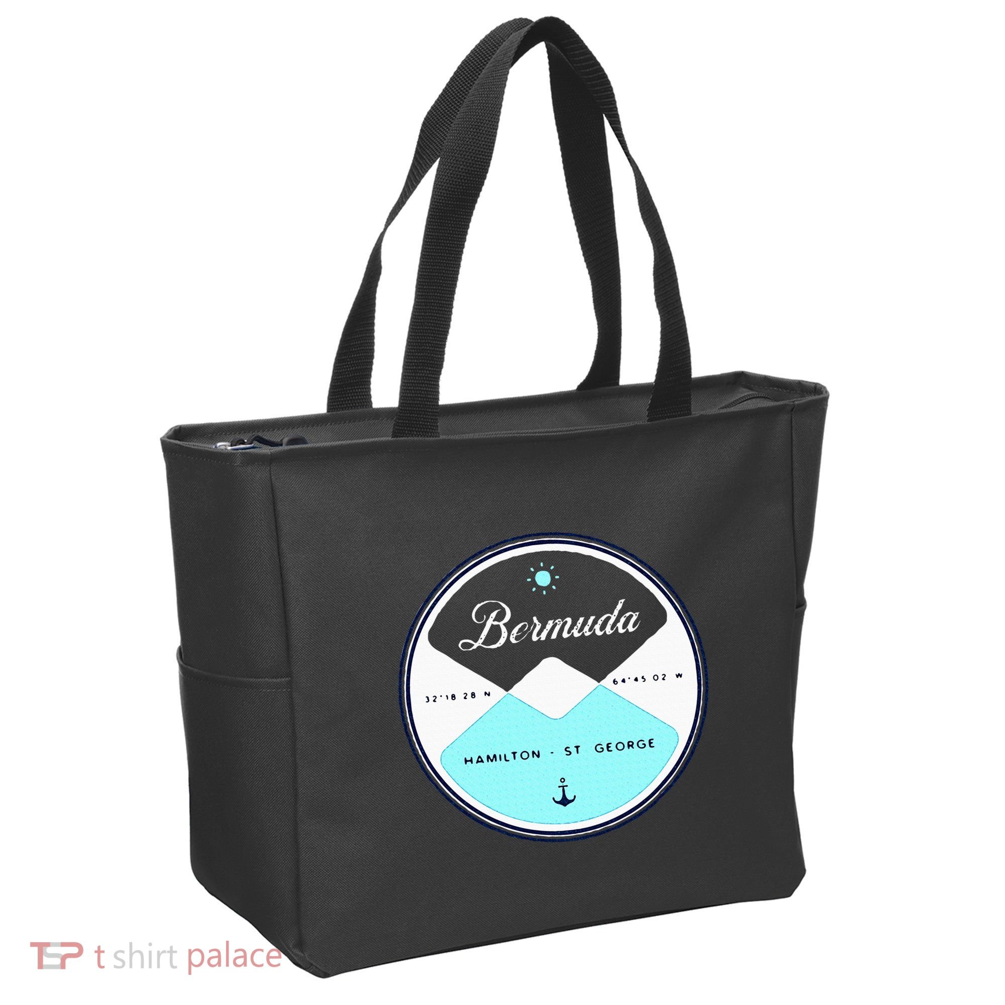 Bermuda Circle Graphic Tote Bag