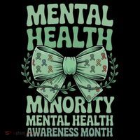 Bow Coquette Groovy Minority Mental Health Awareness Month Coffee Mug thumb 5