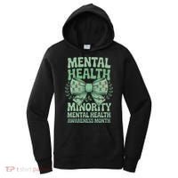 Bow Coquette Groovy Minority Mental Health Awareness Month Women's Hoodie thumb 0