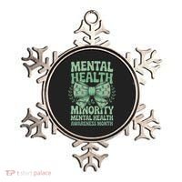 Bow Coquette Groovy Minority Mental Health Awareness Month Ornament thumb 0