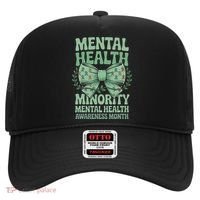 Bow Coquette Groovy Minority Mental Health Awareness Month Hat thumb 0