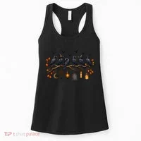 Black Crow Halloween Scary Witch Women's Tank Top thumb 0