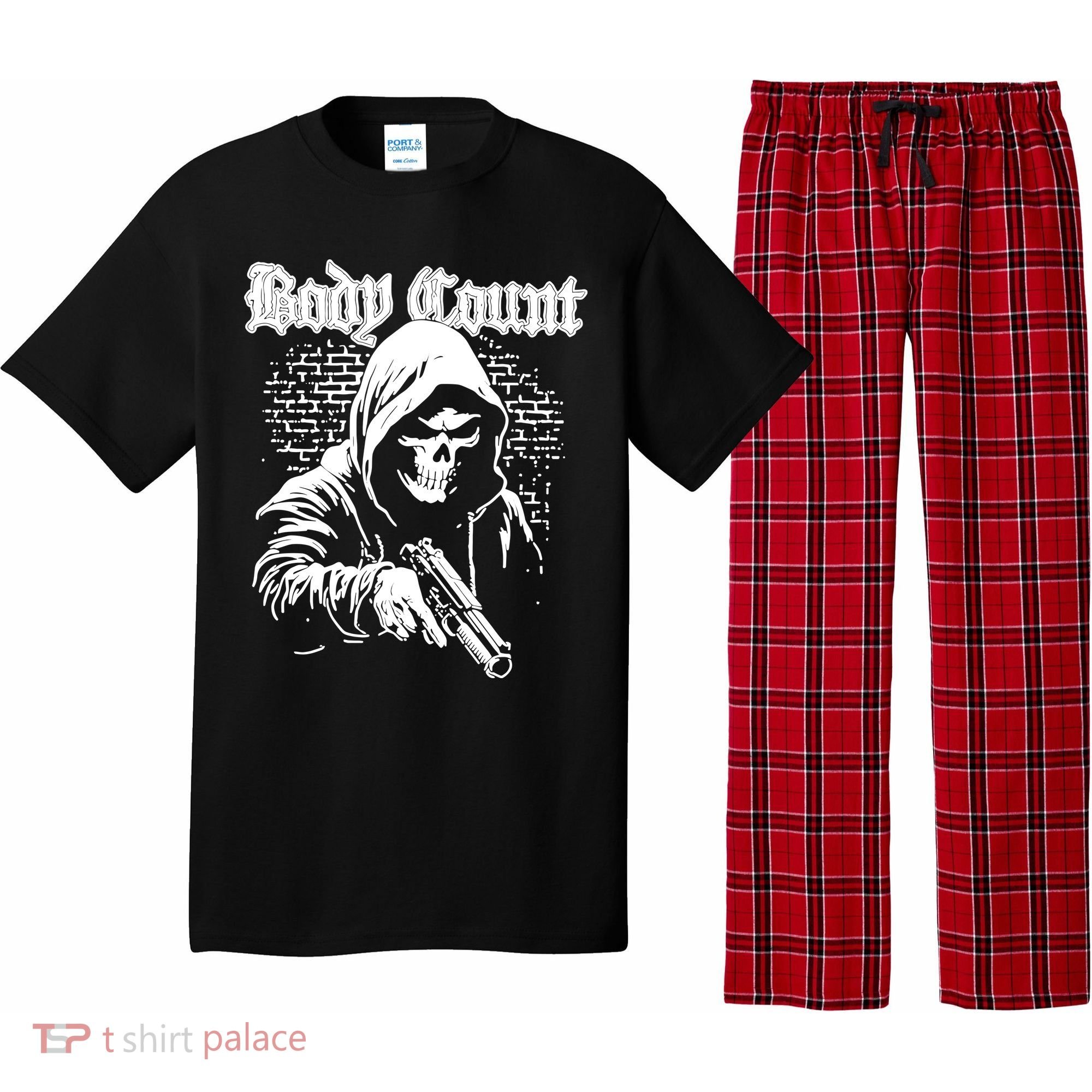 Body Count Hooded Skull Pajama Set