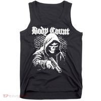 Body Count Hooded Skull Tank Top thumb 0
