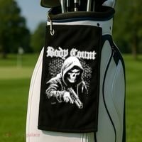 Body Count Hooded Skull Golf Towel thumb 2