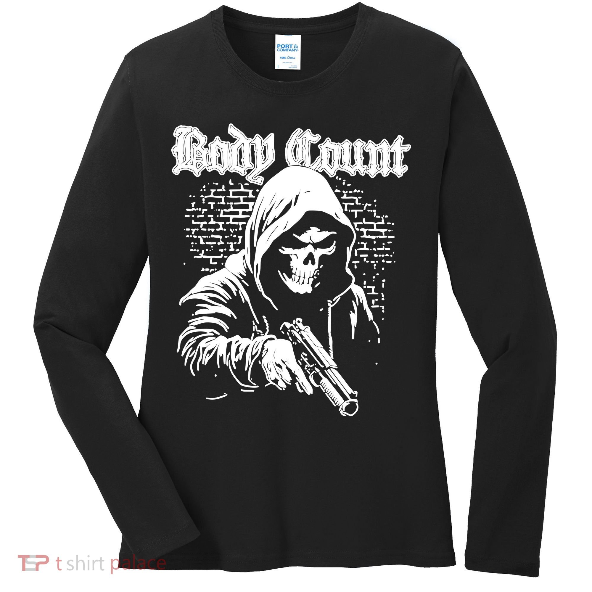 Body Count Hooded Skull Women's Long Sleeve Shirt