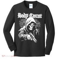 Body Count Hooded Skull Kids Long Sleeve Shirt thumb 0