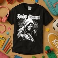 Body Count Hooded Skull Kids T-Shirt thumb 3