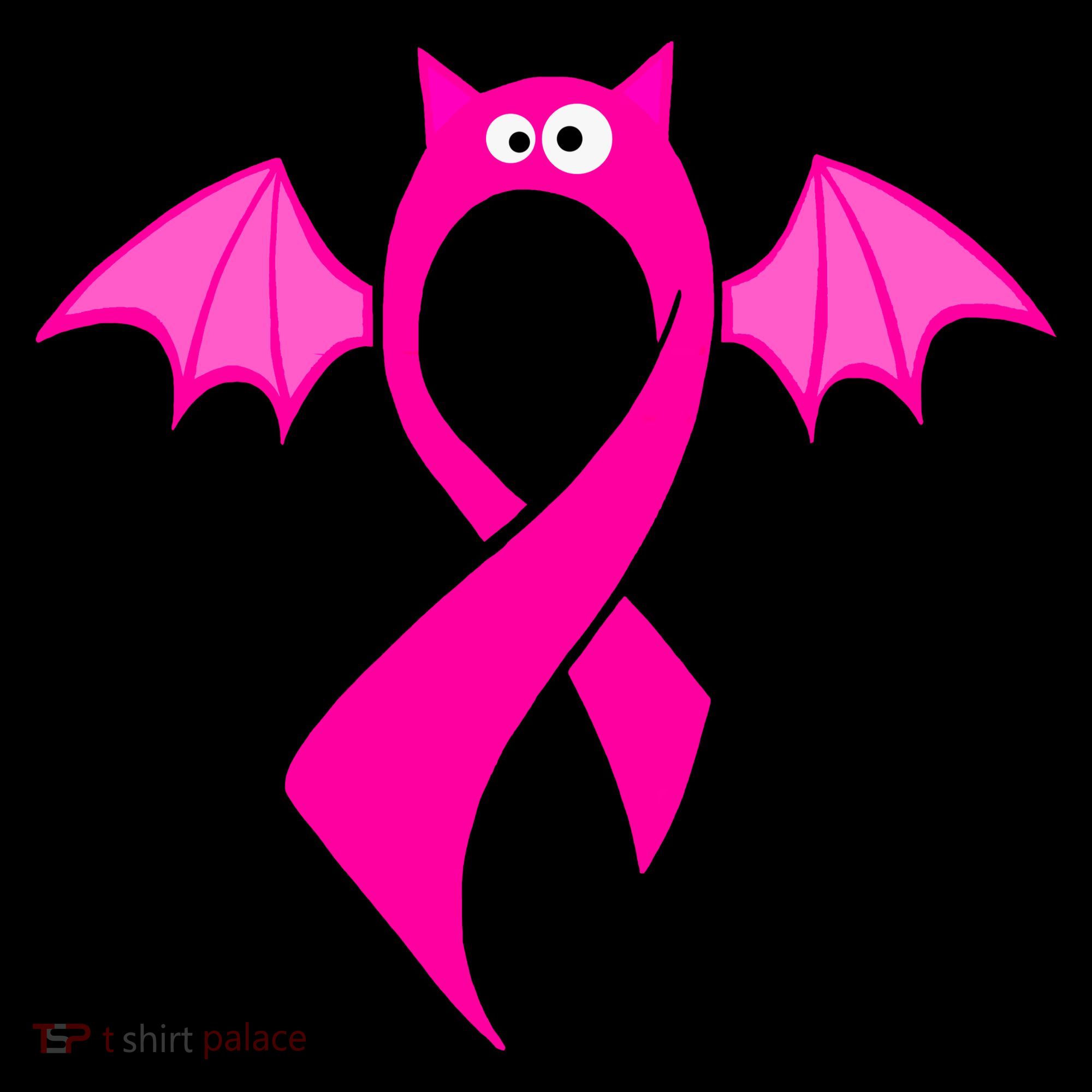 Breast Cancer Halloween Bat Pink Ribbon Coffee Mug