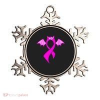 Breast Cancer Halloween Bat Pink Ribbon Ornament thumb 0