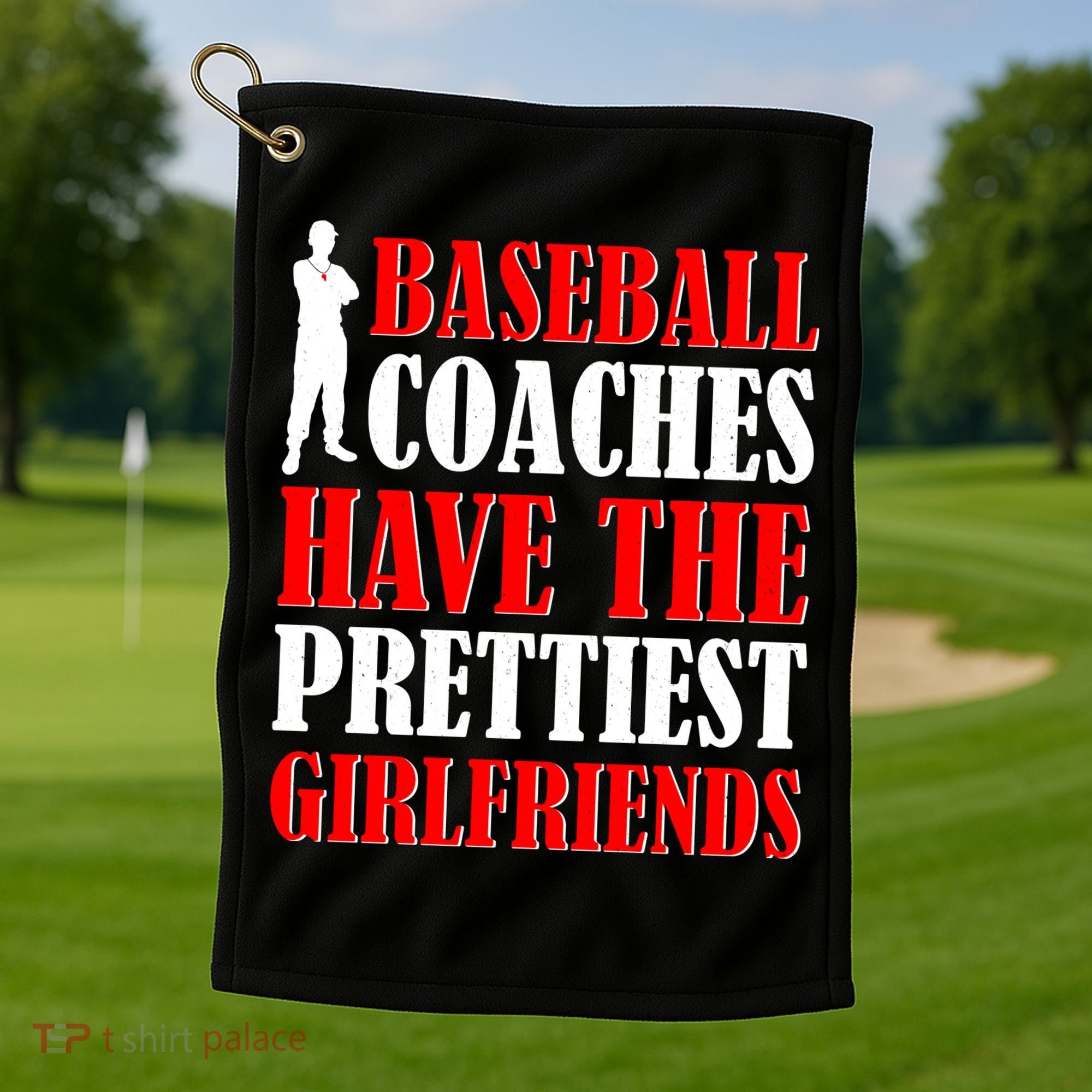Baseball Coaches Have The Prettiest Girlfriends Golf Towel