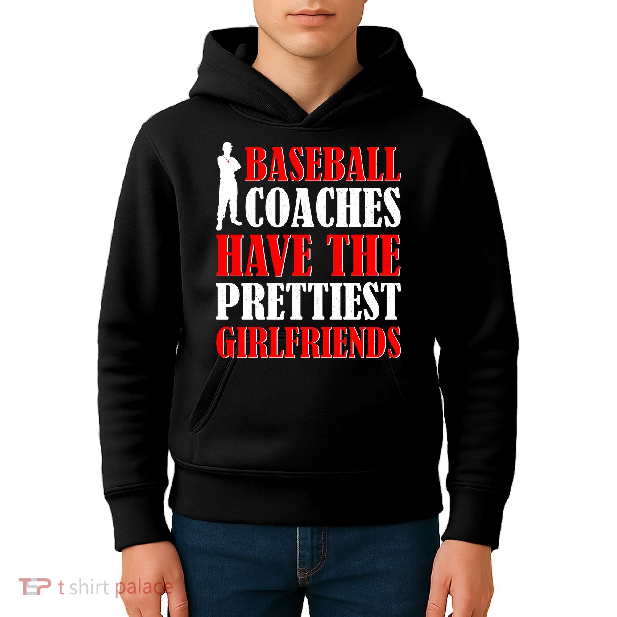 Baseball Coaches Have The Prettiest Girlfriends Kids Hoodie