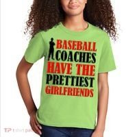 Baseball Coaches Have The Prettiest Girlfriends Kids T-Shirt thumb 2