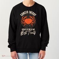 Born Cancer Horoscope Astrological Crab Zodiac Astrology Gift Women's Sweatshirt thumb 0