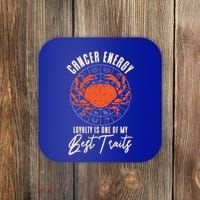 Born Cancer Horoscope Astrological Crab Zodiac Astrology Gift Coaster thumb 0