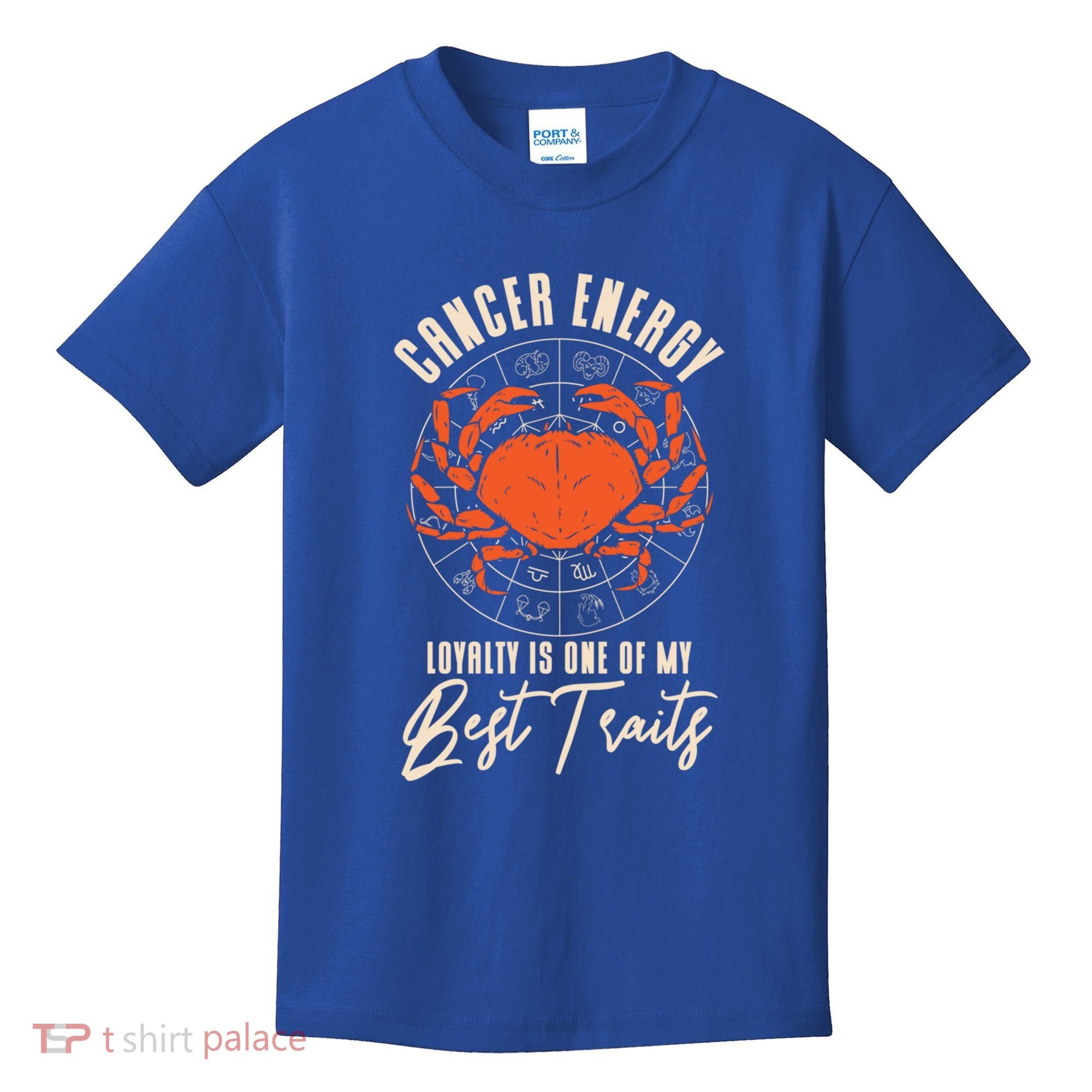 Born Cancer Horoscope Astrological Crab Zodiac Astrology Gift Kids T-Shirt