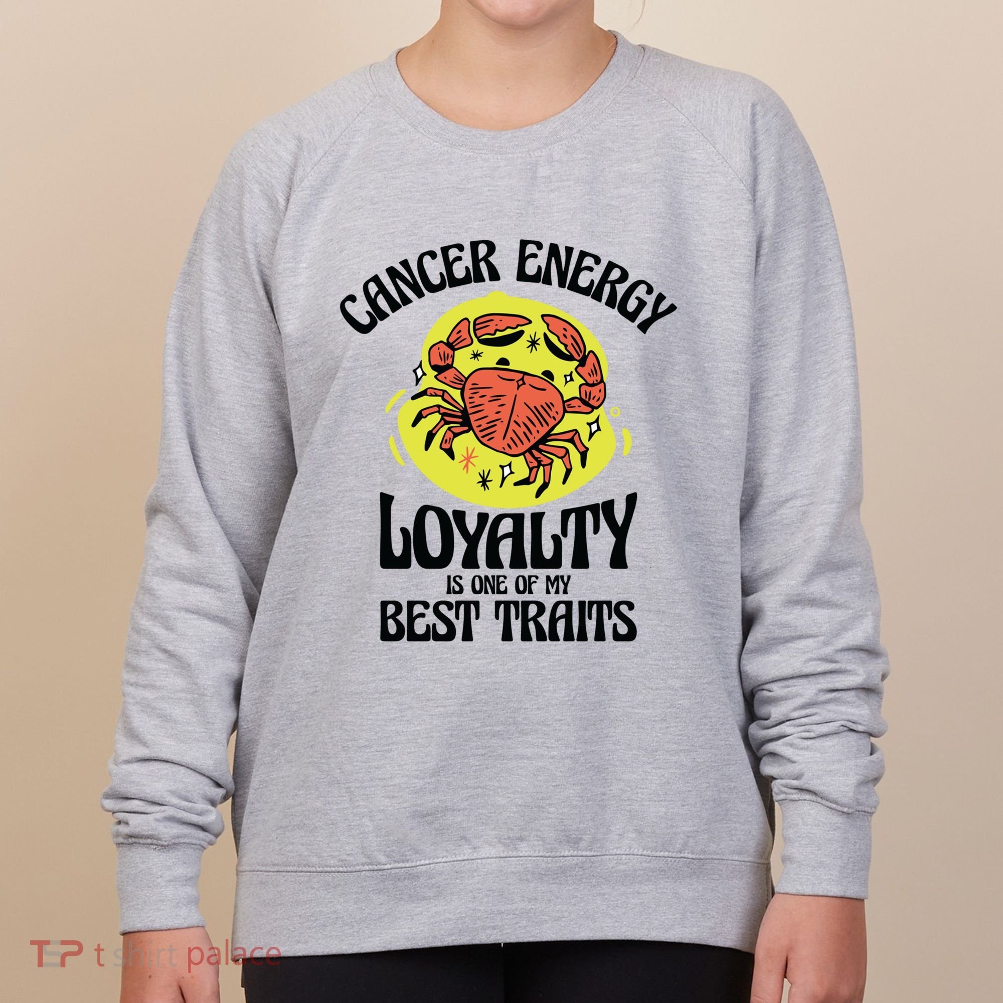 Born Cancer Horoscope Astrological Crab Zodiac Astrology Gift Women's Sweatshirt