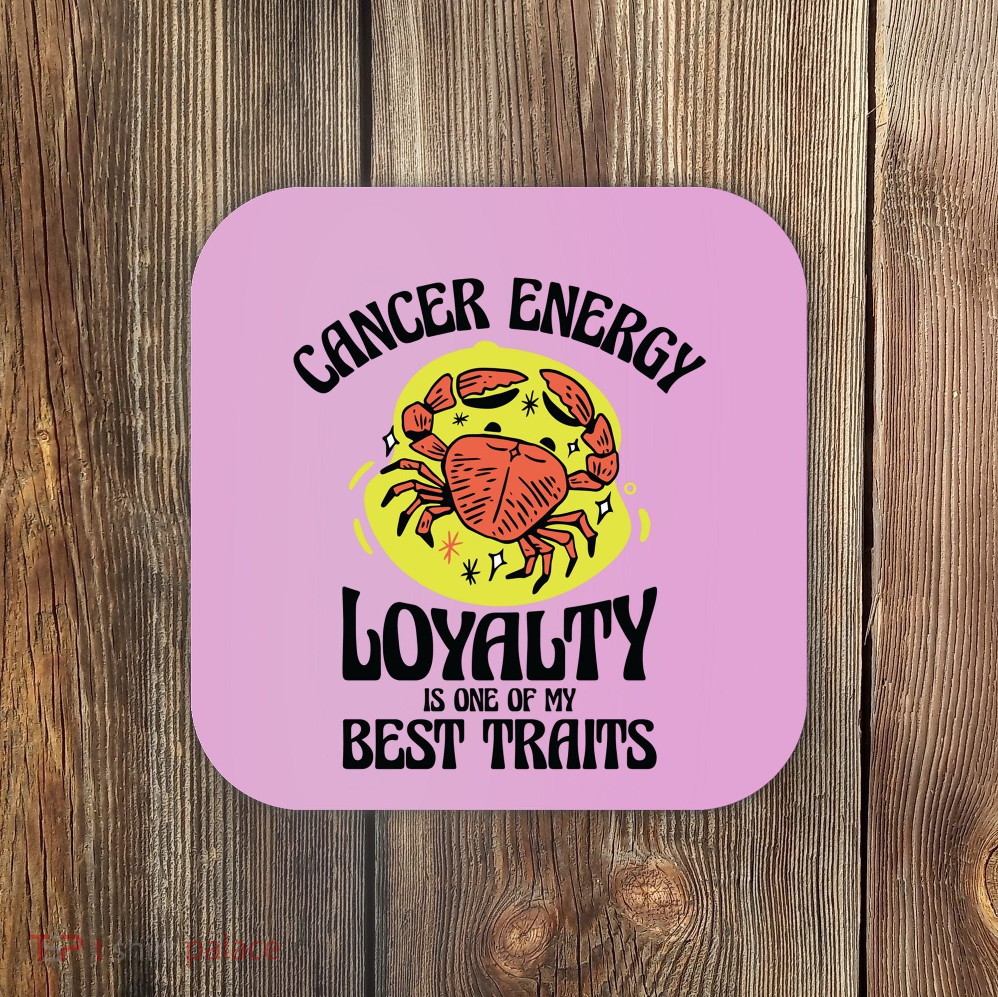 Born Cancer Horoscope Astrological Crab Zodiac Astrology Gift Coaster