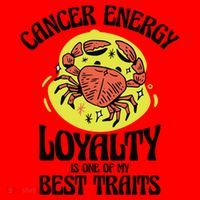 Born Cancer Horoscope Astrological Crab Zodiac Astrology Gift Santa Hat thumb 1