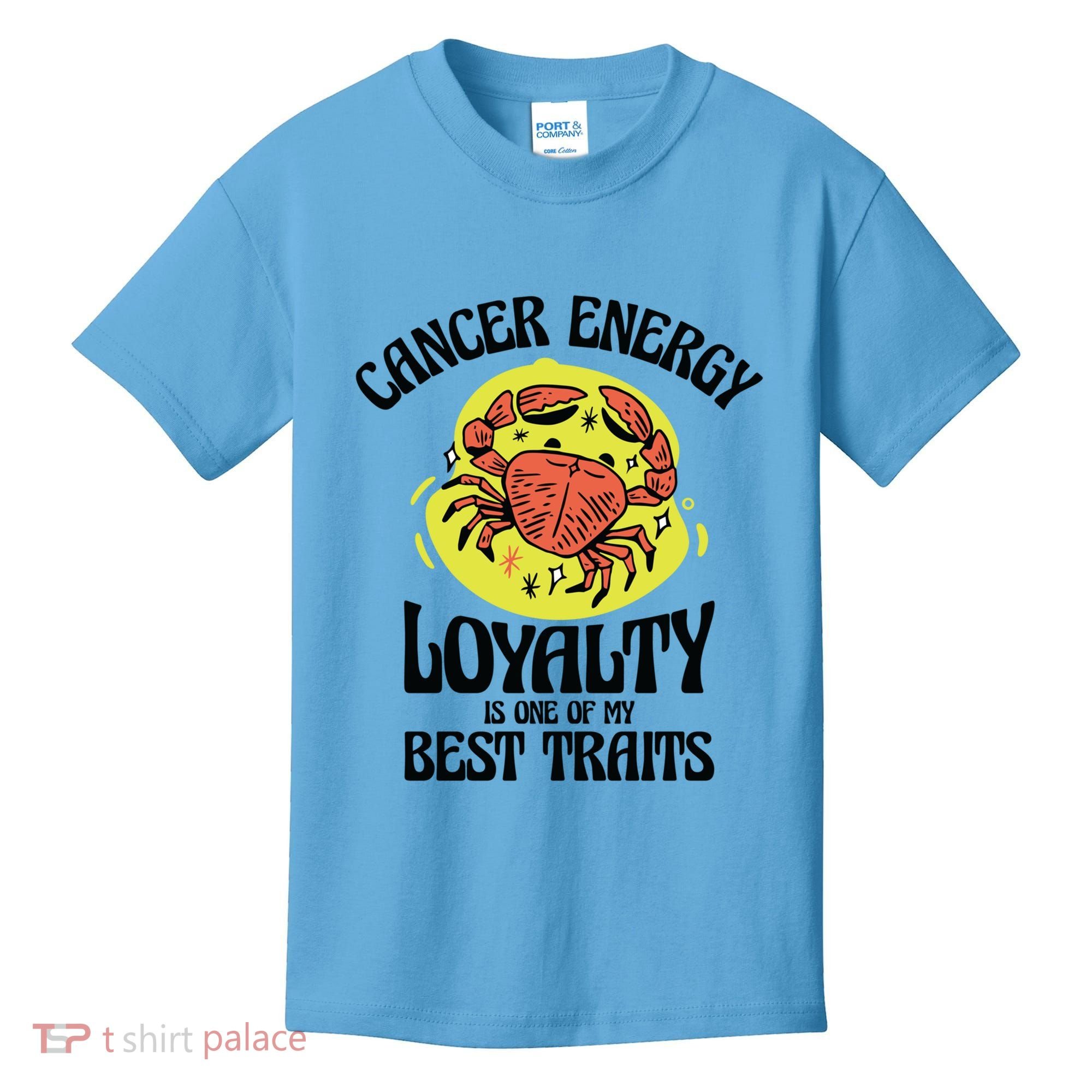 Born Cancer Horoscope Astrological Crab Zodiac Astrology Gift Kids T-Shirt